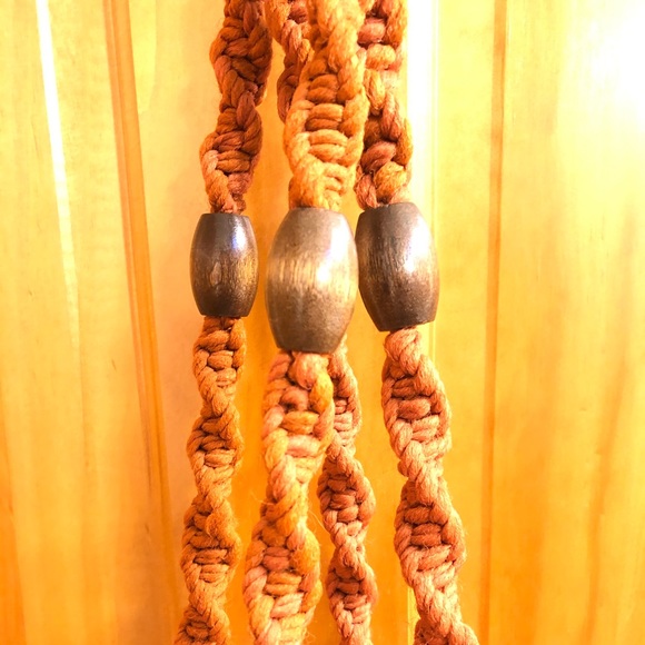Vintage Boho Macrame Plant Holder - Picture 4 of 4